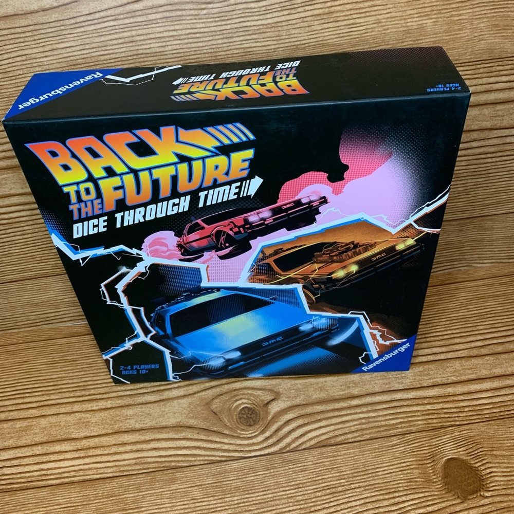 Back to the future dice through time board games